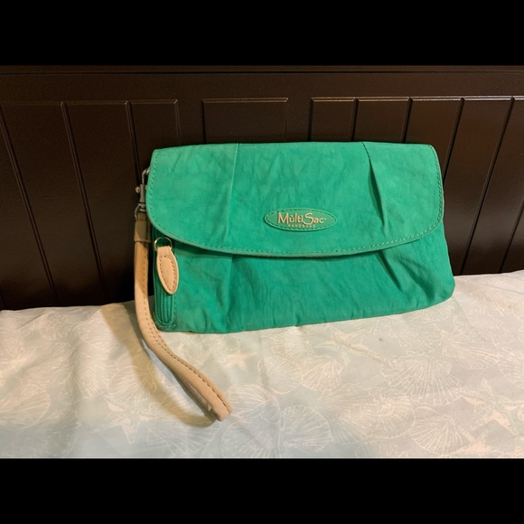 Aquamarine Medium Wristlet - Picture 1 of 8